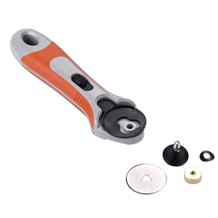 DAFA RC-6 28mm Dia Blade Straight Handle Rotary Cutter with Safeguard, RC-6 Cutter