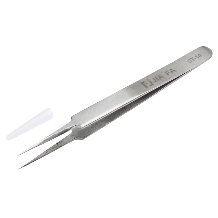 JIAFA ST-14 High-Hardness Anti-Magnetic Anti-Acid Steel Tweezers, ST-14