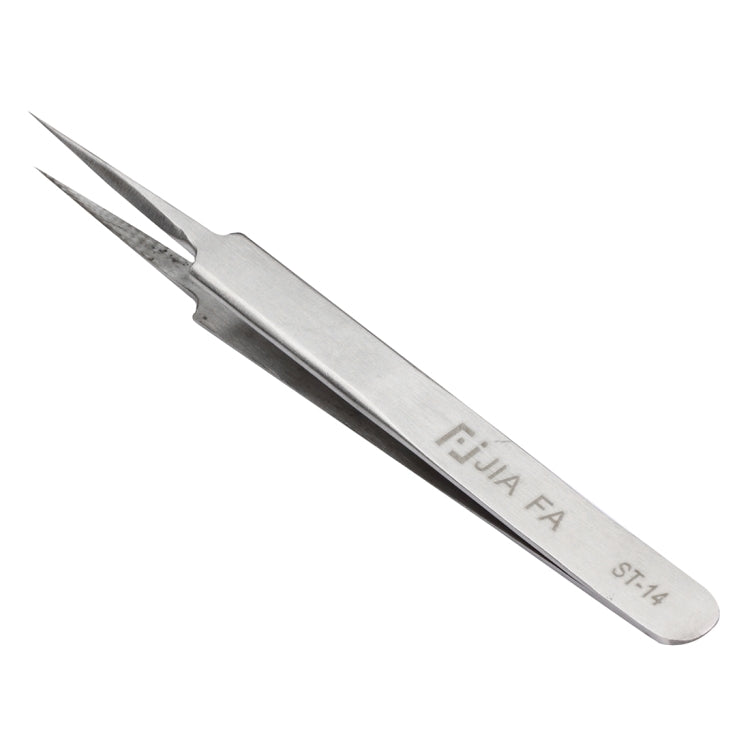 JIAFA ST-14 High-Hardness Anti-Magnetic Anti-Acid Steel Tweezers, ST-14