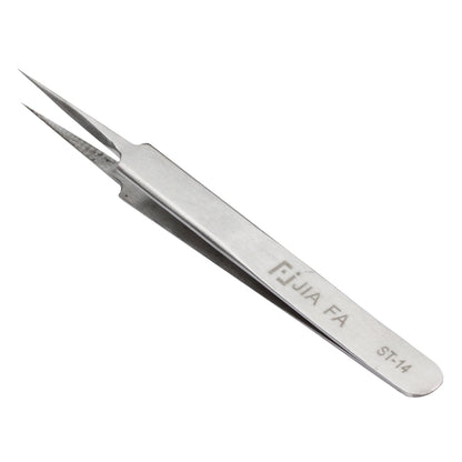 JIAFA ST-14 High-Hardness Anti-Magnetic Anti-Acid Steel Tweezers, ST-14