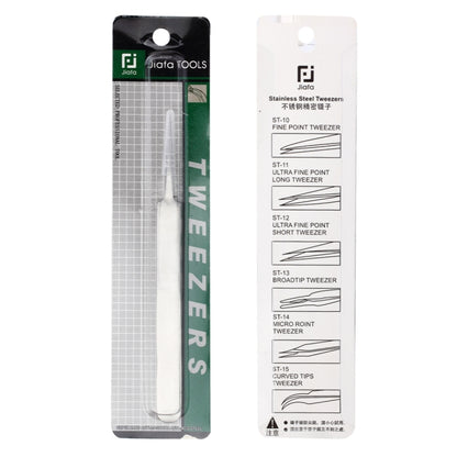 JIAFA ST-14 High-Hardness Anti-Magnetic Anti-Acid Steel Tweezers, ST-14
