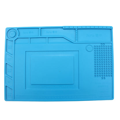 JIAFA S-150 Maintenance Platform Heat-resistant Repair Insulation Pad Silicone Mats with Screws Position, S-150