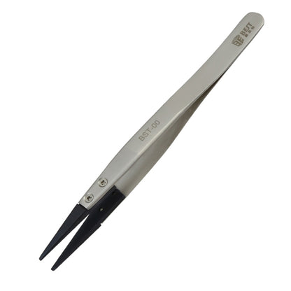 BEST BST-00 Straight Head Tweezers for Mobile Phone / Computer Repair, BST-00