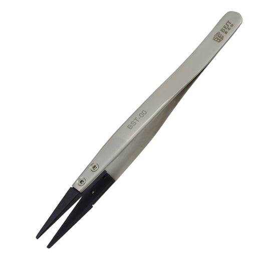 BEST BST-00 Straight Head Tweezers for Mobile Phone / Computer Repair, BST-00