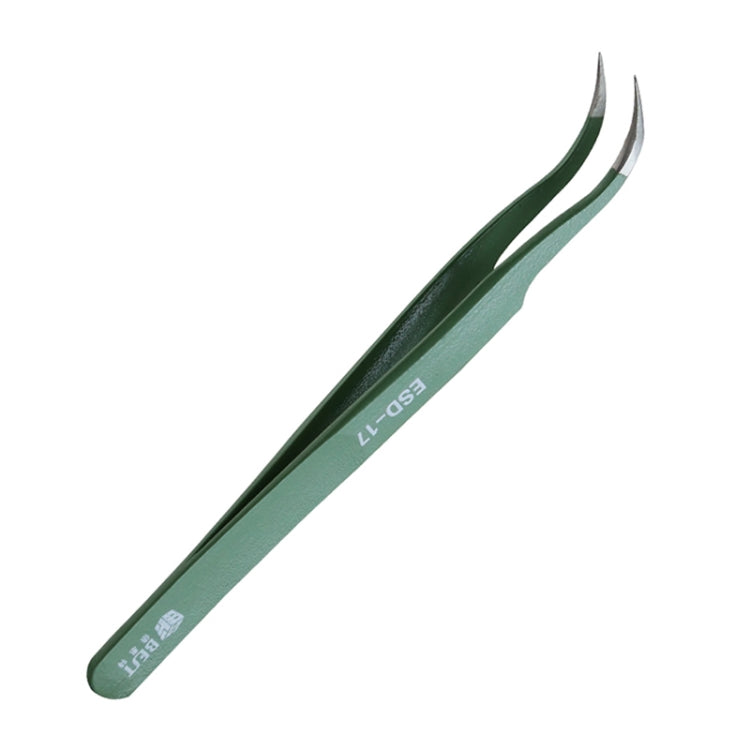 BEST BST-17 Precision Anti-static ESD Stainless Steel Tweezers, BST-17