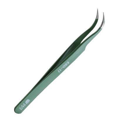 BEST BST-17 Precision Anti-static ESD Stainless Steel Tweezers, BST-17