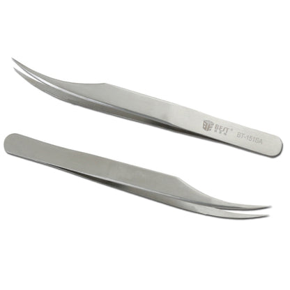 BEST BST-151SA Brushed stainless steel tweezers, BST-151SA