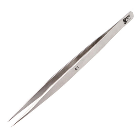 BEST BST-Q1 Brushed stainless steel tweezers, BST-Q1