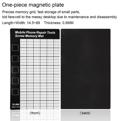 Universal Magnetic Screws Mat for Phone Repair, Size: 14.5x9cm, 14.5x9cm