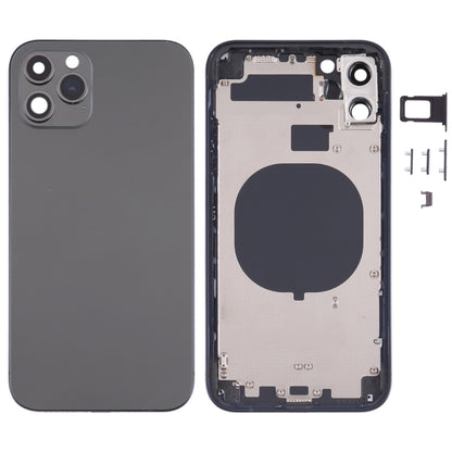 Back Housing Cover with Appearance Imitation of iP13 Pro for iPhone 11, for iPhone 11(Black), for iPhone 11(White)