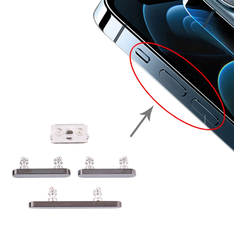 Power Button and Volume Control Button for iPhone 12 Pro, For iPhone 12 Pro
