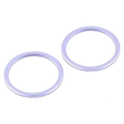 2 PCS Rear Camera Glass Lens Metal Protector Hoop Ring for iPhone 12, For iPhone 12