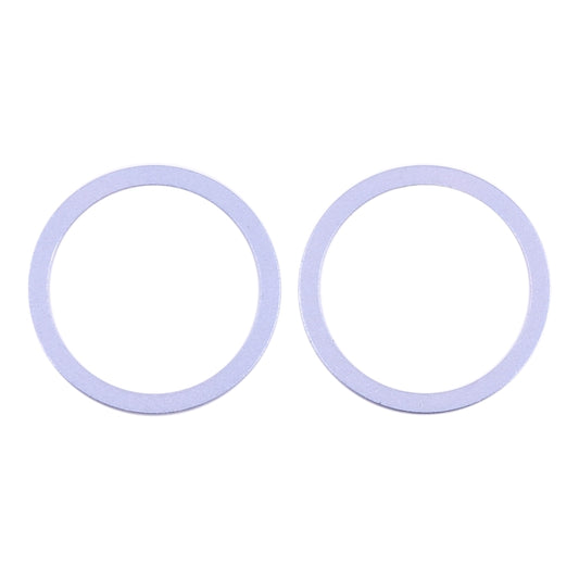 2 PCS Rear Camera Glass Lens Metal Protector Hoop Ring for iPhone 12, For iPhone 12