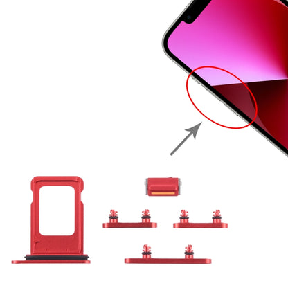 SIM Card Tray + SIM Card Tray + Side Keys for iPhone 13, For iPhone 13(double card)