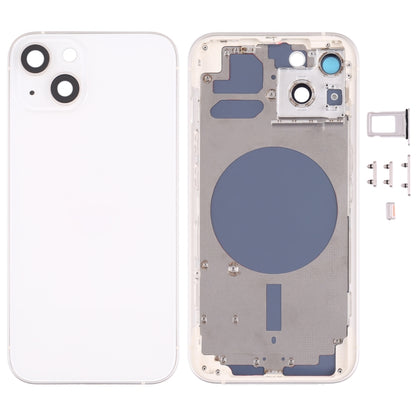 Back Housing Cover with SIM Card Tray & Side  Keys & Camera Lens for iPhone 13, For iPhone 13(with Card Tray & Side Keys), For iPhone 13(with SIM Card Tray & Side Keys), For iPhone 13