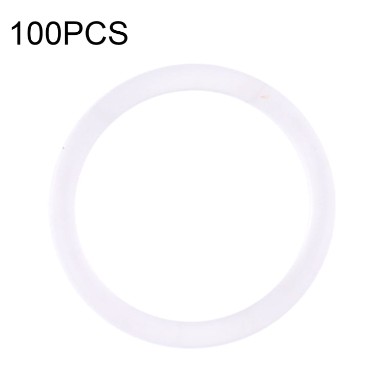 100 PCS Rear Camera Waterproof Rings for iPhone X-12 Pro Max, 100pcs for iPhone X-12 Pro Max (White), 100pcs for iPhone X-12 Pro Max (Black)