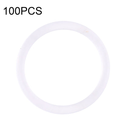 100 PCS Rear Camera Waterproof Rings for iPhone X-12 Pro Max, 100pcs for iPhone X-12 Pro Max (White), 100pcs for iPhone X-12 Pro Max (Black)
