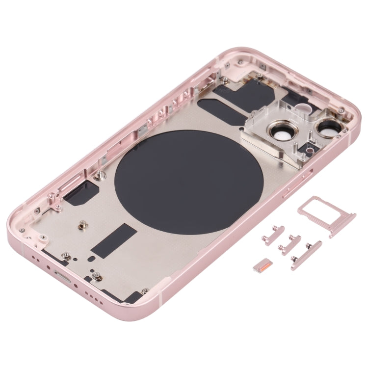 Back Housing Cover with SIM Card Tray & Side  Keys & Camera Lens for iPhone 13 Mini