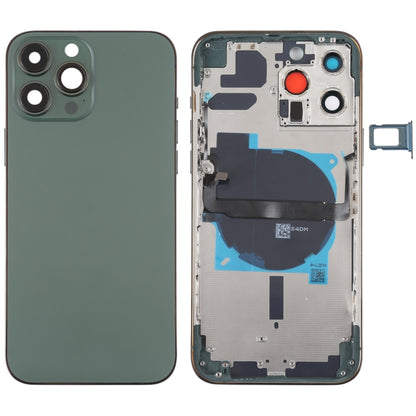 For iPhone 13 Pro Max Battery Back Cover with Side Keys & Card Tray & Power + Volume Flex Cable & Wireless Charging Module, For iPhone 13 Pro Max(Assembly)