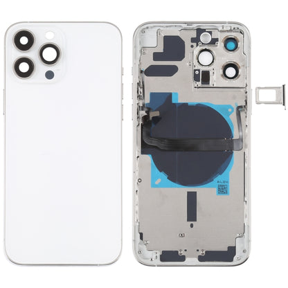 For iPhone 13 Pro Max Battery Back Cover with Side Keys & Card Tray & Power + Volume Flex Cable & Wireless Charging Module, For iPhone 13 Pro Max(Assembly)