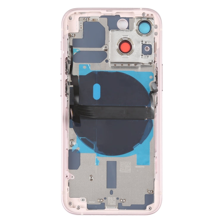For iPhone 13 mini Battery Back Cover with Side Keys & Card Tray & Power + Volume Flex Cable & Wireless Charging Module, For iPhone 13 mini (Assembly)