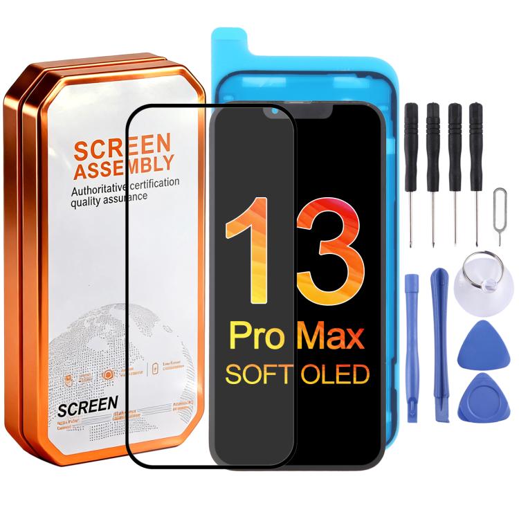 HXL Soft OLED Screen For iPhone 13 Pro Max, For iPhone 13 Pro Max