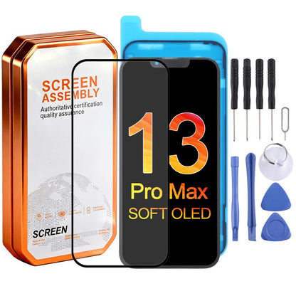 HXL Soft OLED Screen For iPhone 13 Pro Max, For iPhone 13 Pro Max