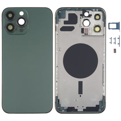 Back Housing Cover with SIM Card Tray & Side  Keys & Camera Lens for iPhone 13 Pro Max
