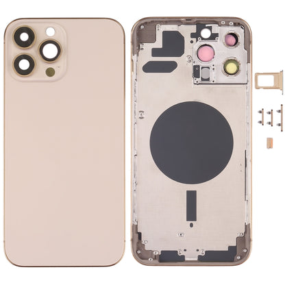 Back Housing Cover with SIM Card Tray & Side  Keys & Camera Lens for iPhone 13 Pro Max