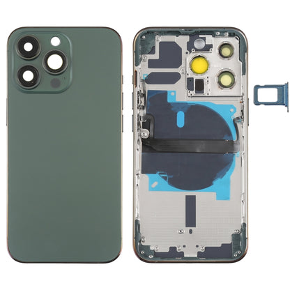 For iPhone 13 Pro Battery Back Cover with Side Keys & Card Tray & Power + Volume Flex Cable & Wireless Charging Module, For iPhone 13 Pro(Assembly)