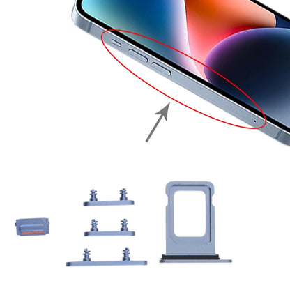 SIM Card Tray + SIM Card Tray + Side Keys for iPhone 14, For iPhone 14