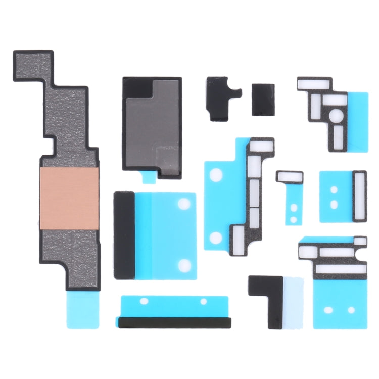 For iPhone 14 Plus 10pcs Mainboard Sponge Foam Pads + Heat Sink Graphite Sticker, For iPhone 14 Plus