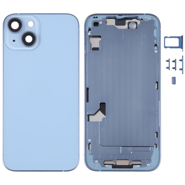 For iPhone 14 Battery Back Cover with Middle Frame / Side Keys, For iPhone 14 (with Middle Frame)