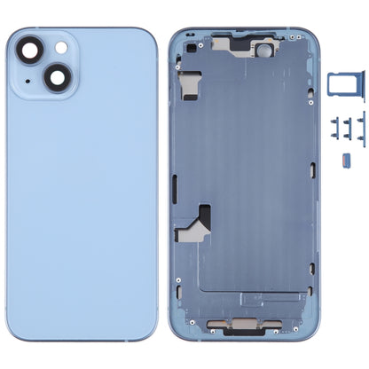 For iPhone 14 Battery Back Cover with Middle Frame / Side Keys, For iPhone 14 (with Middle Frame)