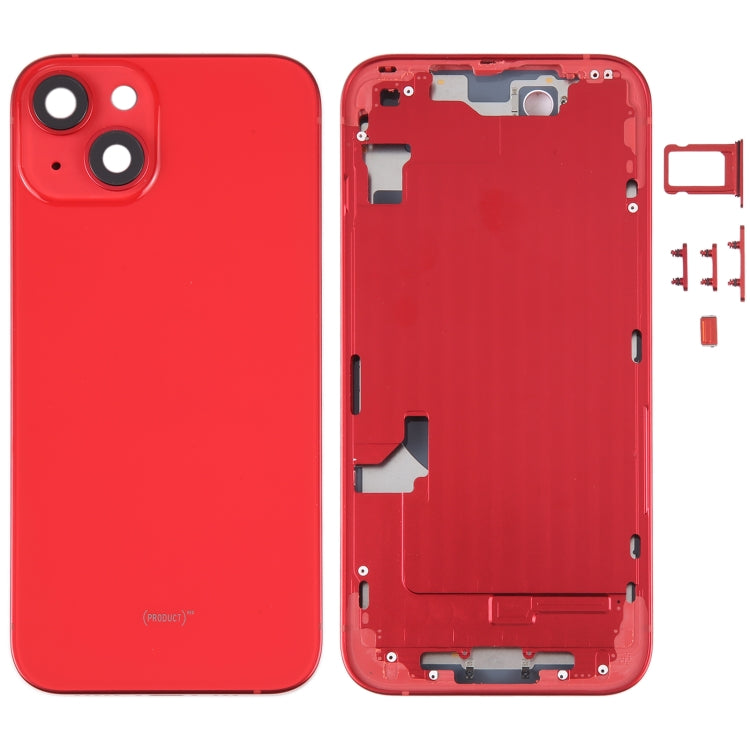 For iPhone 14 Battery Back Cover with Middle Frame / Side Keys, For iPhone 14 (with Middle Frame)