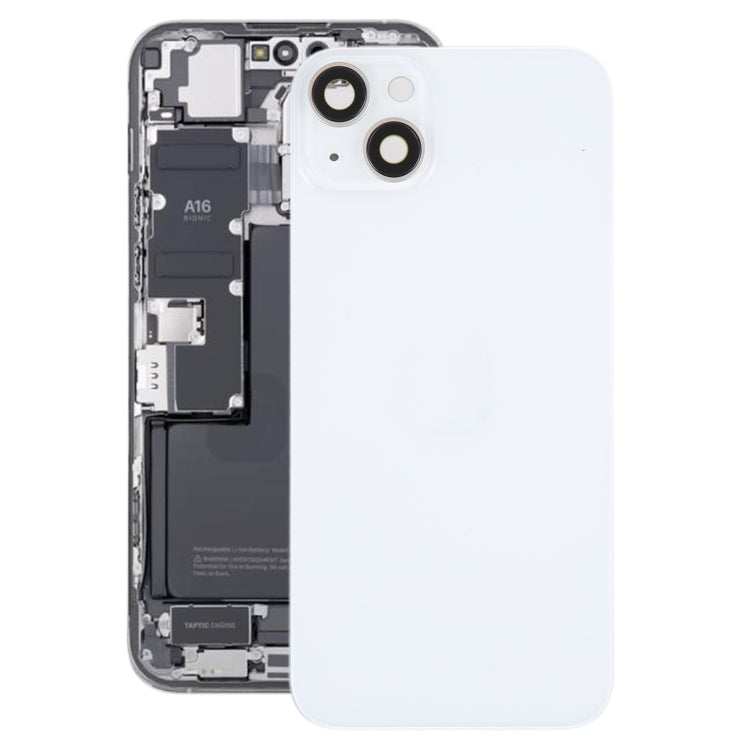 Glass Battery Back Cover with Holder for iPhone 14, For iPhone 14