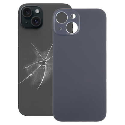 Easy Replacement Big Camera Hole Glass Back Battery Cover for iPhone 15, For iPhone 15(Not Disassemble)