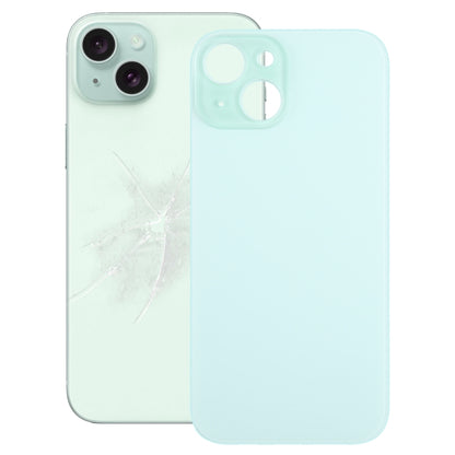 Easy Replacement Big Camera Hole Glass Back Battery Cover for iPhone 15, For iPhone 15(Not Disassemble)