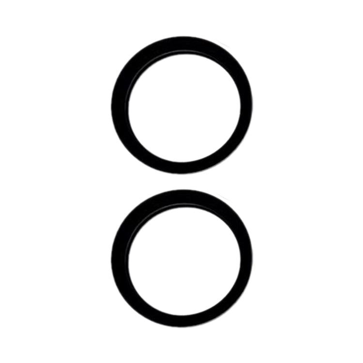 For iPhone 15 / 15 Plus 2pcs/set Rear Camera Glass Lens Metal Outside Protector Hoop Ring