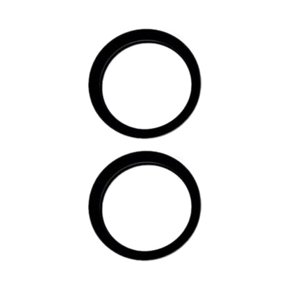 For iPhone 15 / 15 Plus 2pcs/set Rear Camera Glass Lens Metal Outside Protector Hoop Ring