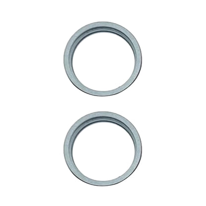 For iPhone 15 / 15 Plus 2pcs/set Rear Camera Glass Lens Metal Outside Protector Hoop Ring, For iPhone 15 / 15 Plus