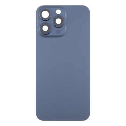 For iPhone 15 Pro Glass Battery Back Cover with Camera Lens Cover, For iPhone 15 Pro(with Camera Cover)