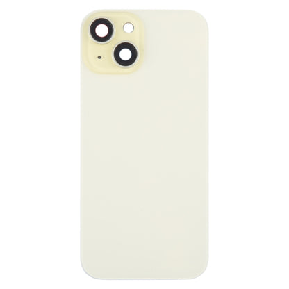 For iPhone 15 Battery Back Cover with Camera Lens Cover + MagSafe Magnet, For iPhone 15 (with MagSafe)