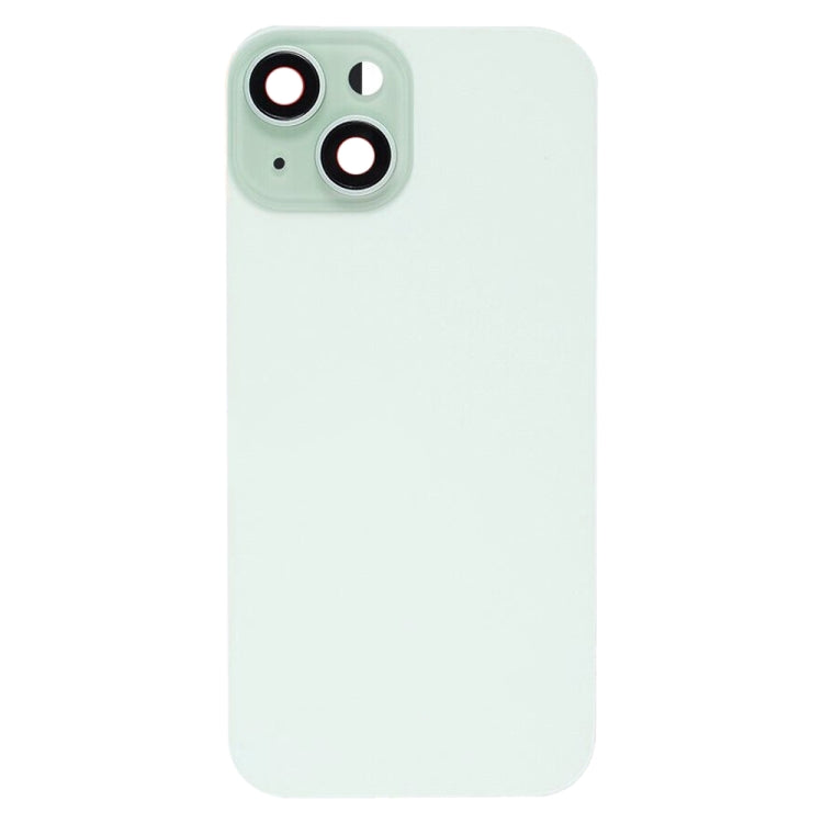 For iPhone 15 Plus Glass Battery Back Cover with Flash Bracket + Wireless Charging Module, For iPhone 15 Plus