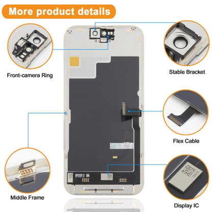 HXL Soft OLED Screen For iPhone 15 Pro, For iPhone 15 Pro