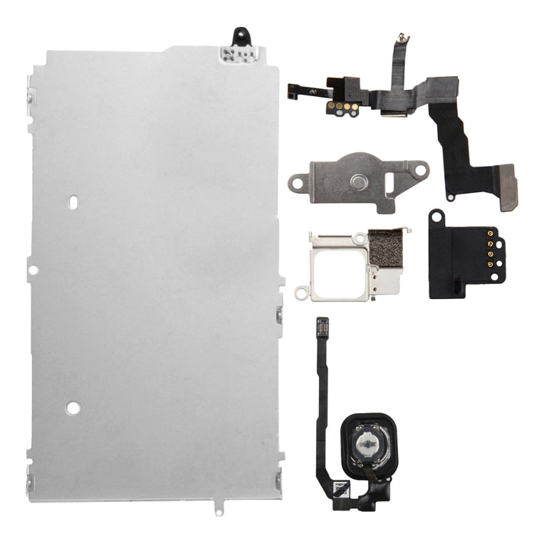 6 in 1 for iPhone 5s LCD Repair Accessories Part Set, For iPhone 5s (White), For iPhone 5s (Black)