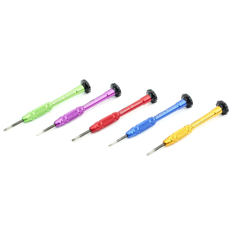 JIAFA JF-609-0.8 Pentalobe 0.8 Screwdriver for iPhone Charging Port Screws, 0.8 Pentalobe (Green), 0.8 Pentalobe Red, 0.8 Pentalobe Magenta, 0.8 Pentalobe