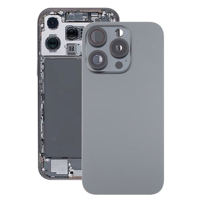 For iPhone 16 Pro Max Glass Original Battery Back Cover with Camera Lens Cover