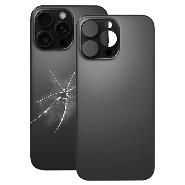 For iPhone 16 Pro Max Easy Replacement Big Camera Hole Glass Back Battery Cover, For iPhone 16 Pro Max (Not Disassemble)