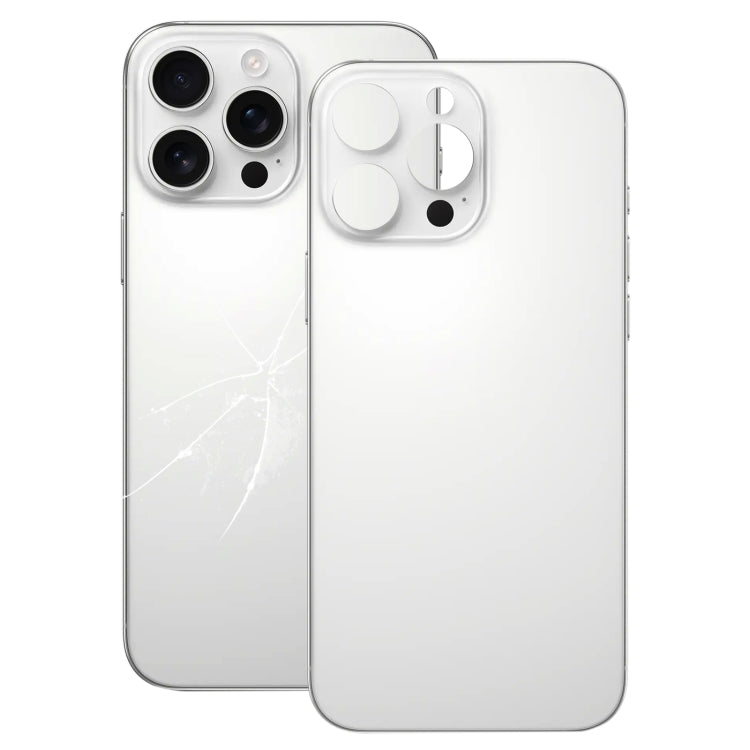 For iPhone 16 Pro Max Easy Replacement Big Camera Hole Glass Back Battery Cover, For iPhone 16 Pro Max (Not Disassemble)